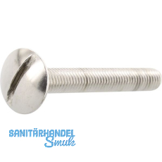 Becherschrauben M 5x 12 Edelstahl A2 mit Schlitz