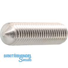 ISO4027 M10x 25 Edelstahl A4 Gewindestift mit Spitze Innensechskant (DIN914)