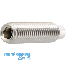 ISO4028 M 6x 16 Edelstahl A2 Gewindestift mit Zapfen Innensechskant (DIN915)