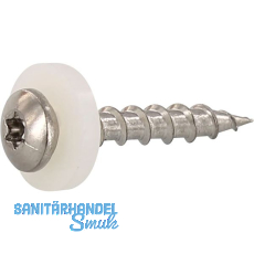 Fensterbankschraube 3.9x25 Torx 15 Edelstahl A2 mit Polyamid-Scheibe