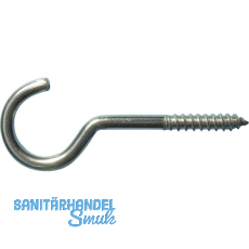 W�scheleinenhaken mit Holzgewinde 4.4x 50 Edelstahl A2