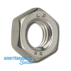 DIN936 M10 Edelstahl A2 flache Sechskantmutter