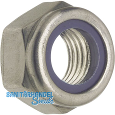 DIN985 M 3 Edelstahl A2 Sicherungsmutter niedrige Form mit Polyamideinlage