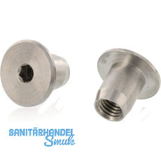 Hülsenmutter Flachkopf M12x18 Edelstahl 1.4305 Hülsenmutter Flachkopf M12x18 Edelstahl 1.4305