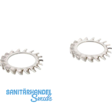 DIN6798 M 5 Edelstahl A4 Fächerscheibe aussengezahnt DIN6798 M 5 Edelstahl A4 Fächerscheibe aussengezahnt