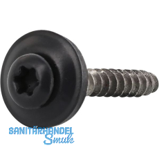 Spenglerschraube 4.5x 65 TX20 Edelstahl A2 Kopf beschichtet RAL7016 anthrazit