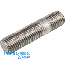 DIN939 M10x100 Edelstahl A2 Stiftschraube Einschraubende ~1,25 d DIN939 M10x100 Edelstahl A2 Stiftschraube Einschraubende ~1,25 d