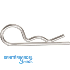 Federstecker einfach 6x105 Edelstahl A2 ~DIN11024 Federstecker einfach 6x105 Edelstahl A2 ~DIN11024