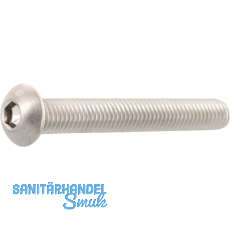 ISO7380-1 M 5x 30 Edelstahl A4-070 Linsenschraube mit Innensechskant ISO7380-1 M 5x 30 Edelstahl A4-070 Linsenschraube mit Innensechskant