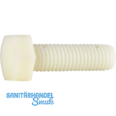 DIN34810 M 6x 16 PA 6.6 Polyamid natur Sechskantschraube (~DIN933)