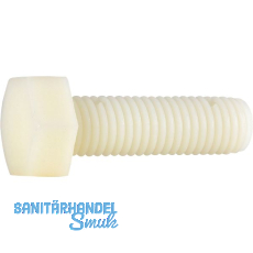 DIN34810 M 6x 25 PA 6.6 Polyamid natur Sechskantschraube (~DIN933)