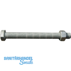 SRUBENA SB-Schraube EN15048-1 8.8U M24X 60 VG feuerverzinkt