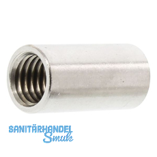 Distanzbuchsen rund M10x 30 Edelstahl A2 (Langmutter)