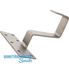 Fix-Solardachhaken 150x50x5/5 mm Edelstahl A2 Fix-Solardachhaken 150x50x5/5 mm Edelstahl A2