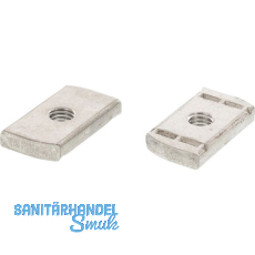 Schienenmutter Typ 41/41 M 8 - Edelstahl A2