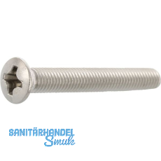 ~ISO7047 M 5x 8 Phillips KS Edelstahl A2 Linsensenkkopfschraube (DIN966A)