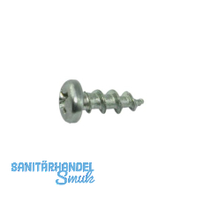 SFS-SPT/14 Beschlagschraube Halbrundkopf 4.3x20 PH 2 Stahl silber f.Kunststoffpr SFS-SPT/14 Beschlagschraube Halbrundkopf 4.3x20 PH 2 Stahl silber f.Kunststoffpr