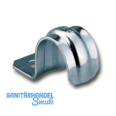 FISCHER Schelle halb 16 mm verzinkt mit einem Befestigungsloch