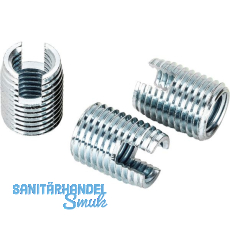 Gewindeeins�tze selbstschneidend M 3 Stahl verzinkt-blau