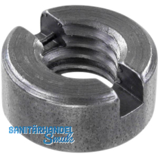 DIN546 Schlitzmutter M 5 Stahl blank