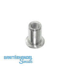 Blindnietmutter Flachkopf Rundschaft offen M 5 UT/FEF3 Stahl verzinkt