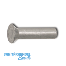 DIN661 4x 25 Aluminium blank Senkniete DIN661 4x 25 Aluminium blank Senkniete