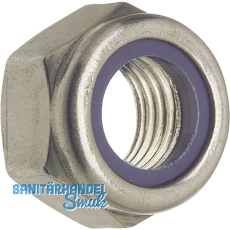 DIN985 M 4 Edelstahl A4 Sicherungsmutter niedrige Form mit Polyamideinlage DIN985 M 4 Edelstahl A4 Sicherungsmutter niedrige Form mit Polyamideinlage