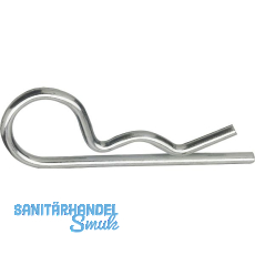 Federstecker einfach 2x 50 Federstahl verzinkt ~DIN11024 Federstecker einfach 2x 50 Federstahl verzinkt ~DIN11024