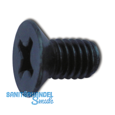 ~ISO7046-1 4.8 M 5x 10 Ph KS verzinkt schwarz Senkschraube (DIN965A) ~ISO7046-1 4.8 M 5x 10 Ph KS verzinkt schwarz Senkschraube (DIN965A)