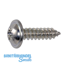 DIN968C 4.2x 13 Phillips Kreuzschlitz verzinkt Blechschraube mit Bund DIN968C 4.2x 13 Phillips Kreuzschlitz verzinkt Blechschraube mit Bund