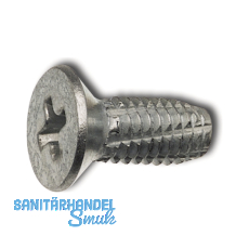 DIN7516D M 3x 10 verzinkt Gewindeschneidschraube mit Senkkopf