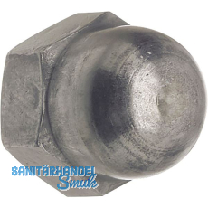 DIN1587/ 6 M10 blank Hutmutter hohe Form