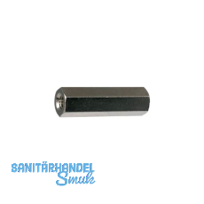 Distanzhalter M3x25 Innen-/Innengewinde Messing vernickelt