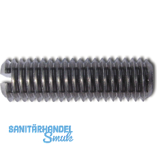 ISO4766 M10x 10 Edelstahl 1.4305 Gewindestift m. Schlitz u. Kegelkuppe (DIN551)