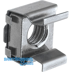 K�figmutter M 5 R083-25 K�fig: Edelstahl 1.4310, Mutter: Stahl verzinkt