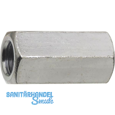 �hnlich DIN6334 M20x 50 verzinkt Sechskant-Langmutter