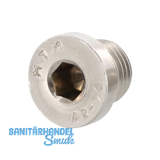 DIN908 M12x1.5 Edelstahl A2 Verschlussschraube zylindrisches, metr.Feingewinde