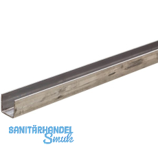 Edelstahl U-Profil 1.4301 20x20x20x2 Edelstahl U-Profil 1.4301 20x20x20x2