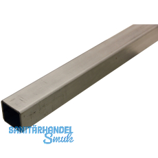 Edelstahl - Vierkantrohr 1.4301, ungeschliffen 50/50/2 mm Edelstahl - Vierkantrohr 1.4301, ungeschliffen 50/50/2 mm