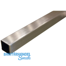 Edelstahl - Vierkantrohr 1.4301, geschliffen K240 100/100/2 mm
