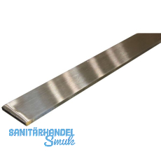 Edelstahl - Flachstange 1.4301, geschliffen K240 30/3 mm