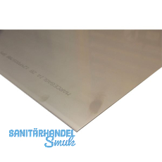 Edelstahl - Blech 1.4301 IIIC, ungeschliffen 2500/1250/1 mm