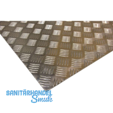 Aluminium-Warzenblech AlMg3 (EN AW-5754) H111, blank 2500/1250/2-3,5 mm