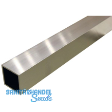 Aluminium Vierkantrohr AlMgSi0,5 (6060) T66 (F22) 15/15/1,5 mm