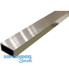 Aluminium Rechteckrohr AlMgSi0,5 (6060)T66 (F22) 60/50/3 mm