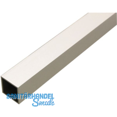 Aluminium Vierkantrohr AlMgSi0,5 (6060) T66 (F22), Eloxiert E6/EV1 50/50/3 mm