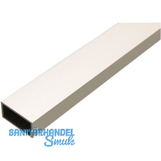 Aluminium Rechteckrohr AlMgSi0,5 (6060) T66 (F22) Eloxiert E6/EV1 40/20/2 mm