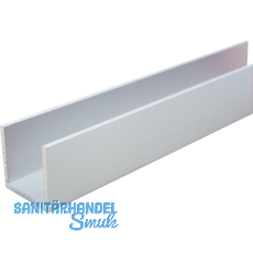 Aluminium U-Profil AlMgSi0,5 Eloxiert E6/EV1 gleichschenkelig 35/35/35/2 mm
