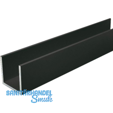 Aluminium U-Profil AlMgSi0,5 Eloxiert E6/C35 gleichschenkelig 15/15/15/2 mm
