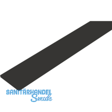 Aluminium Flachstange AlMgSi0,5 Eloxiert E6/C35 30/2 mm, schwarz